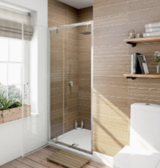 Neo porte pivotante dim: 97-101 chromé - Waterfront